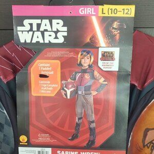 Disney Star Wars Sabine Wren Costume for Girls - Size 10-12 NWT